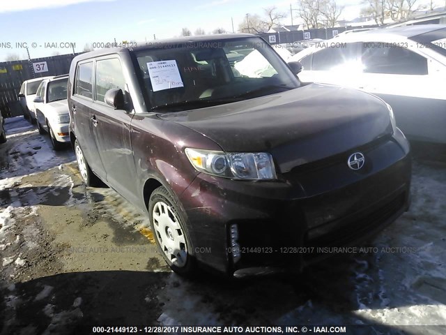 JTLZE4FE6EJ066173 - 2014 TOYOTA SCION XB MAROON photo 1