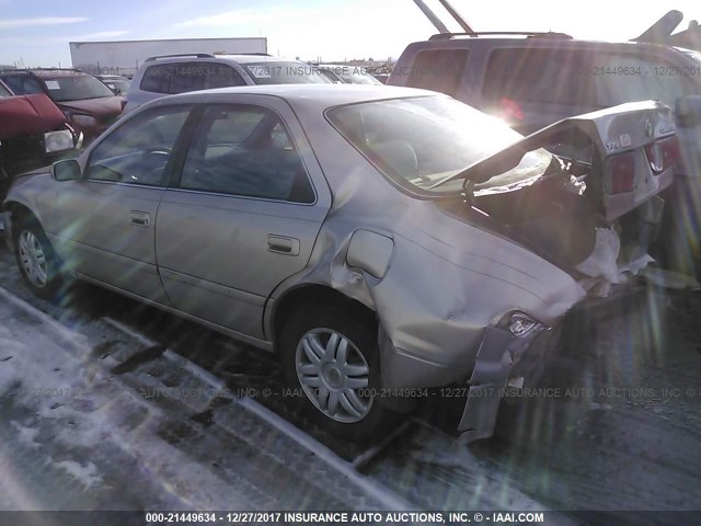 4T1BF22K01U965514 - 2001 TOYOTA CAMRY LE/XLE Gold Foto 3