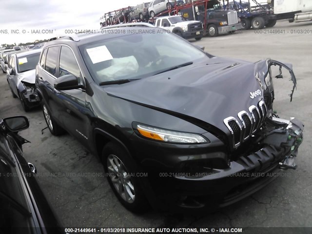 1C4PJLCB2GW290887 - 2016 JEEP CHEROKEE LATITUDE GRAY photo 1