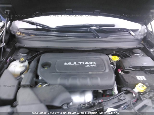 1C4PJLCB2GW290887 - 2016 JEEP CHEROKEE LATITUDE GRAY photo 10