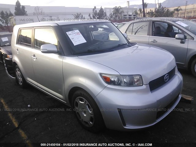JTLKE50E581011038 - 2008 TOYOTA SCION XB SILVER photo 1