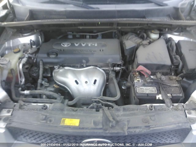 JTLKE50E581011038 - 2008 TOYOTA SCION XB SILVER photo 10