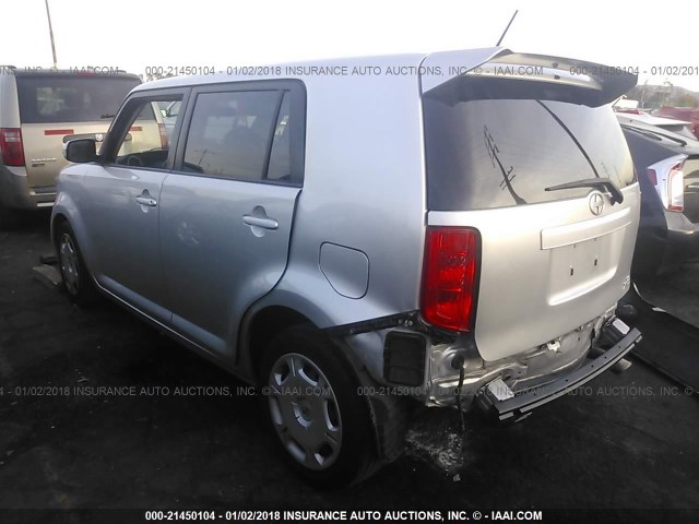 JTLKE50E581011038 - 2008 TOYOTA SCION XB SILVER photo 3