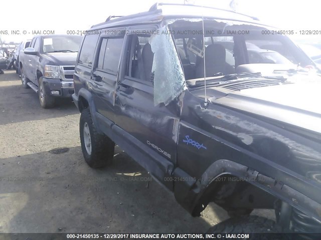 1J4FJ68S1WL272056 - 1998 JEEP CHEROKEE SPORT/CLASSIC შავი ფოტო 6