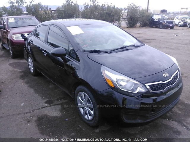 KNADM4A38F6525056 - 2015 KIA RIO LX Սև լուսանկար 1