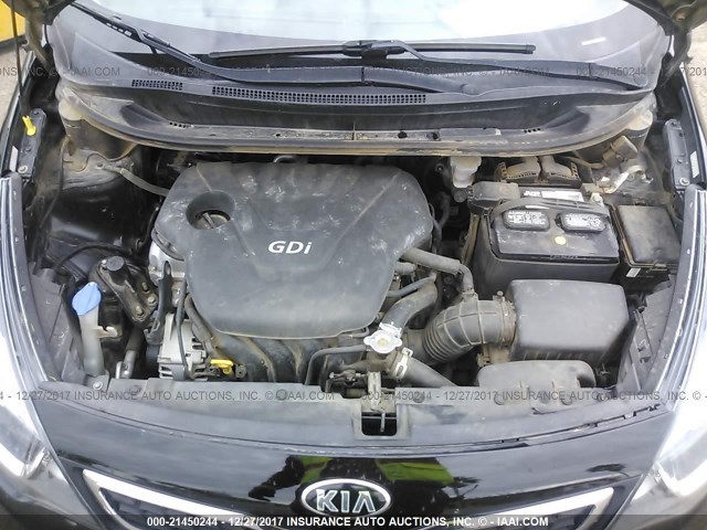 KNADM4A38F6525056 - 2015 KIA RIO LX Սև լուսանկար 10