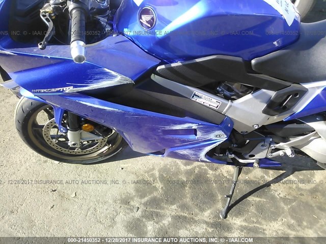 JH2RC791XEK000559 - 2014 HONDA VFR800 F Dark Blue photo 9