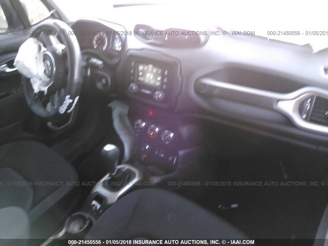 ZACCJBAB6HPG05605 - 2017 JEEP RENEGADE SPORT Սպիտակ լուսանկար 5