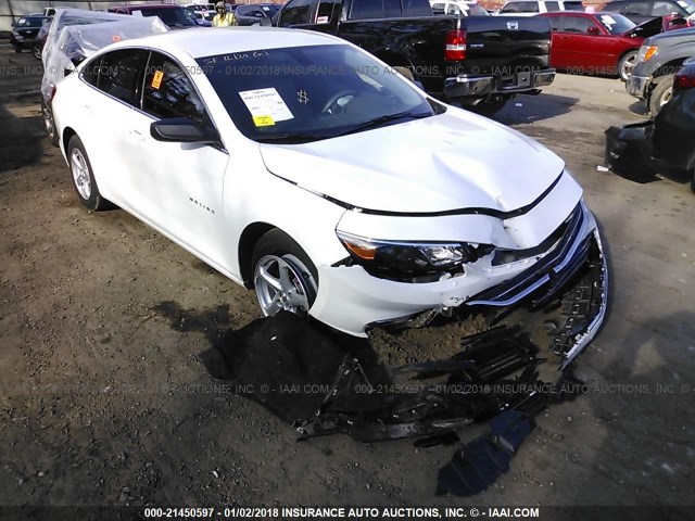 1G1ZB5ST8JF102546 - 2018 CHEVROLET MALIBU LS 白色 照片 1