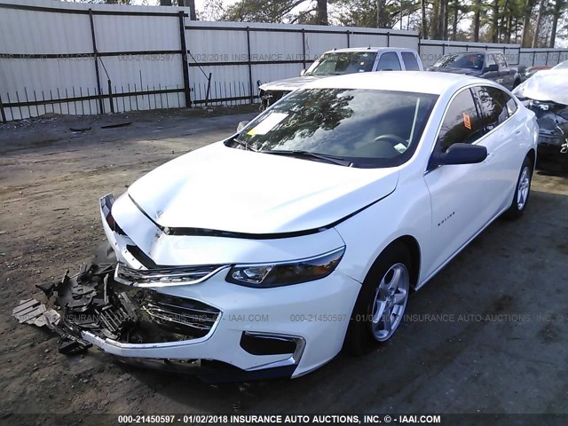 1G1ZB5ST8JF102546 - 2018 CHEVROLET MALIBU LS 白色 照片 2