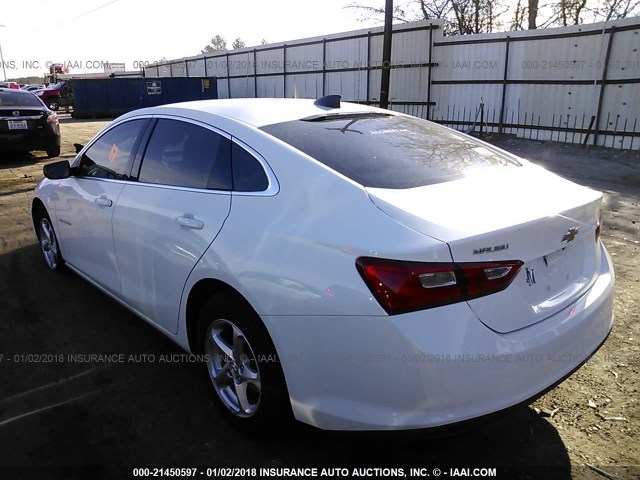 1G1ZB5ST8JF102546 - 2018 CHEVROLET MALIBU LS 白色 照片 3