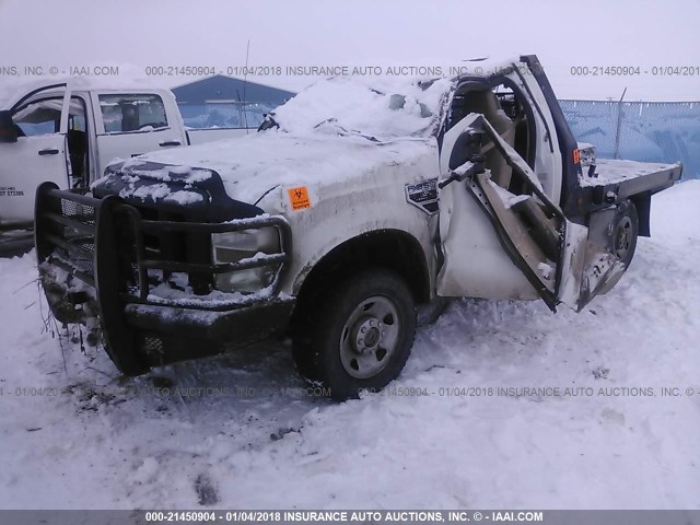 1FTWF31R28EE11034 - 2008 FORD F350 WHITE photo 2