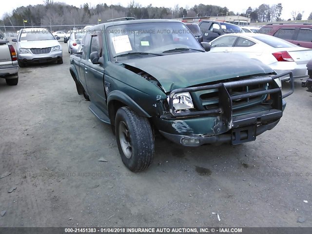 1FTZR15X4YPA34695 - 2000 FORD RANGER SUPER CAB GREEN photo 6