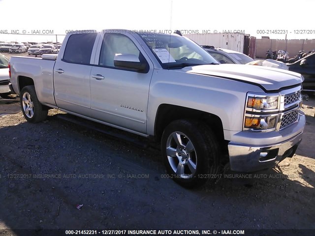 3GCPCREC2FG421008 - 2015 CHEVROLET SILVERADO C1500 LT SILVER photo 1