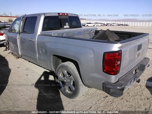 3GCPCREC2FG421008 - 2015 CHEVROLET SILVERADO C1500 LT SILVER photo 3