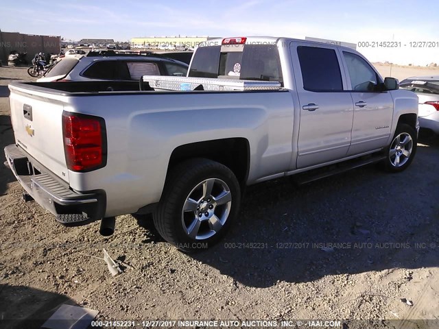 3GCPCREC2FG421008 - 2015 CHEVROLET SILVERADO C1500 LT SILVER photo 4