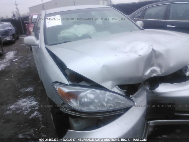 4T1BE32K13U773546 - 2003 TOYOTA CAMRY LE/XLE/SE SILVER photo 6