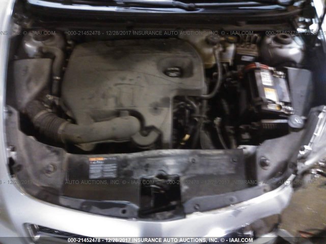 1G1ZC5E07CF119050 - 2012 CHEVROLET MALIBU 1LT 银色 照片 10