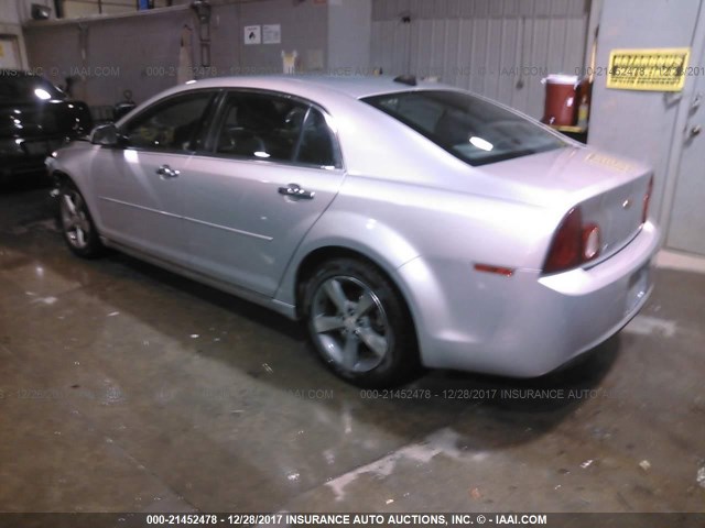 1G1ZC5E07CF119050 - 2012 CHEVROLET MALIBU 1LT 银色 照片 3