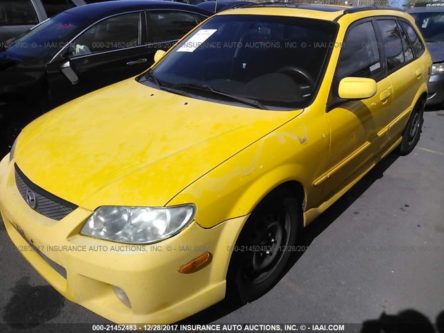 JM1BJ246321493542 - 2002 MAZDA PROTEGE PR5 黄色 照片 2