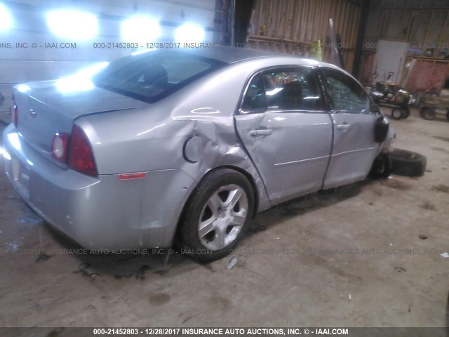 1G1ZA5E02CF317539 - 2012 CHEVROLET MALIBU LS 灰色 照片 4