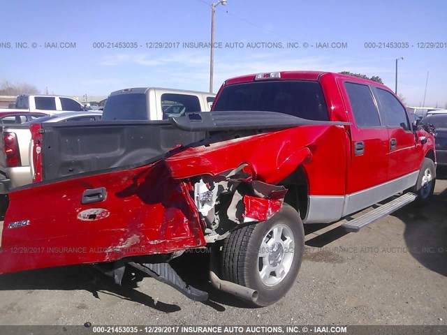 1FTEW1C81AKA77218 - 2010 FORD F150 SUPERCREW RED photo 6