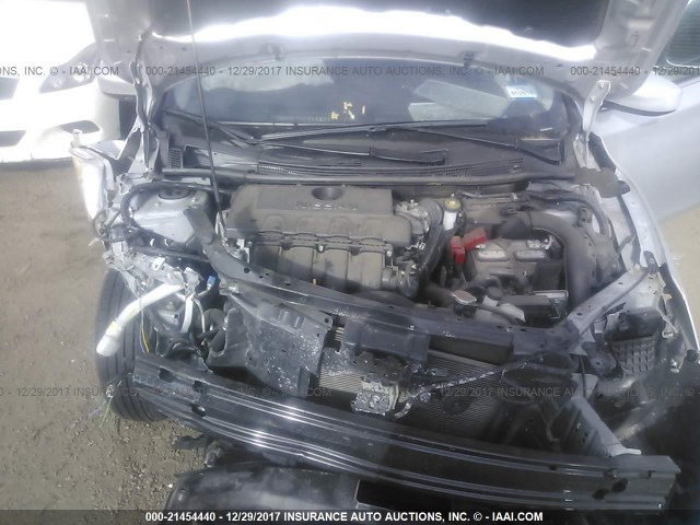 3N1AB7AP2GL671995 - 2016 NISSAN SENTRA S/SV/SR/SL SILVER photo 10