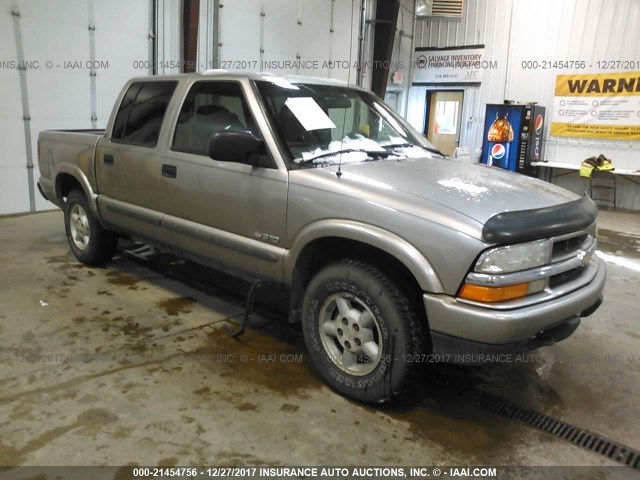 1GCDT13X44K124354 - 2004 CHEVROLET S TRUCK S10 TAN photo 1