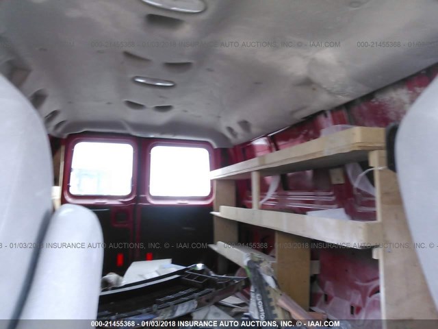 1FTSE34S59DA16594 - 2009 FORD ECONOLINE E350 SUPER DUTY VAN RED photo 8