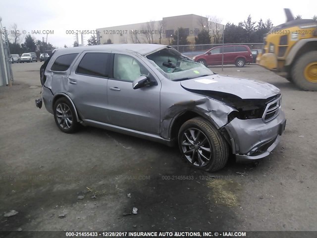 1C4RDJDG8HC697775 - 2017 DODGE DURANGO GT SILVER photo 1