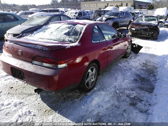 JHMBB61451C005586 - 2001 HONDA PRELUDE RED photo 4