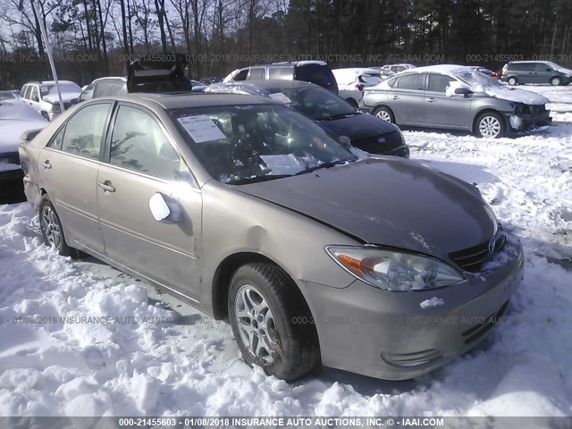 4T1BE30K93U711587 - 2003 TOYOTA CAMRY LE/XLE/SE თაფლისფერი ფოტო 1