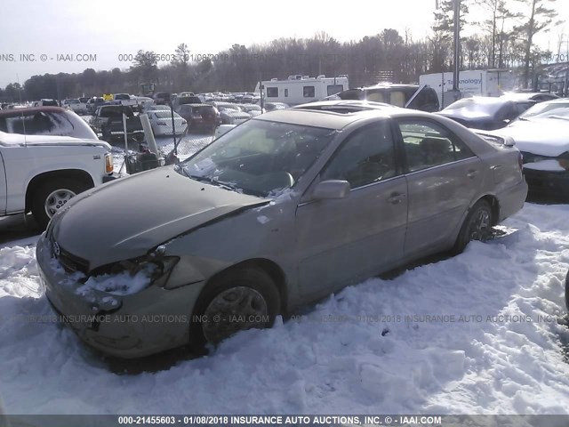 4T1BE30K93U711587 - 2003 TOYOTA CAMRY LE/XLE/SE თაფლისფერი ფოტო 2