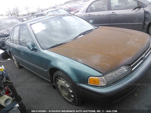 JHMCB7674NC045161 - 1992 HONDA ACCORD EX/EX-R GREEN photo 1