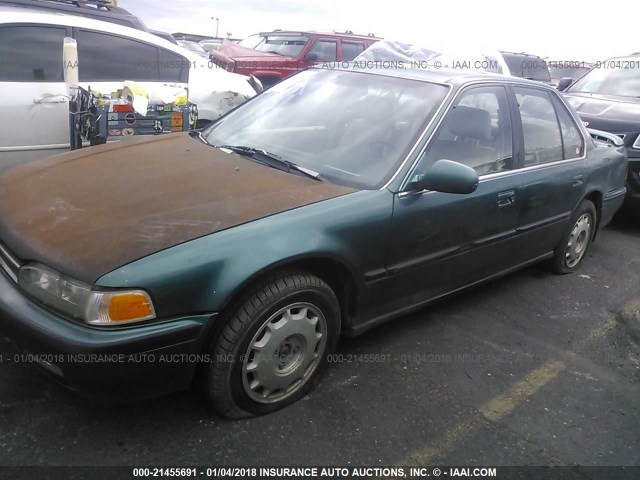 JHMCB7674NC045161 - 1992 HONDA ACCORD EX/EX-R GREEN photo 2