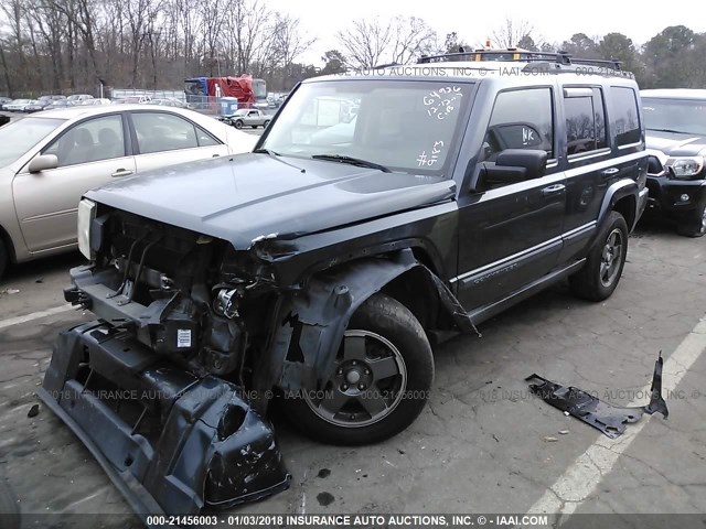 1J8HH48K97C599183 - 2007 JEEP COMMANDER Pewter photo 2