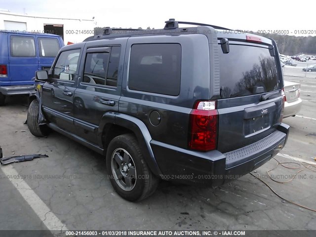 1J8HH48K97C599183 - 2007 JEEP COMMANDER Pewter photo 3