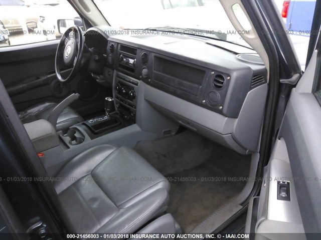 1J8HH48K97C599183 - 2007 JEEP COMMANDER Pewter photo 5