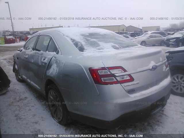 1FAHP2F88DG103953 - 2013 FORD TAURUS LIMITED GRAY photo 3