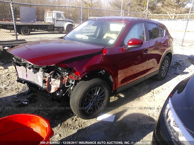 JM3KFBCL2H0142491 - 2017 MAZDA CX-5 TOURING RED photo 2