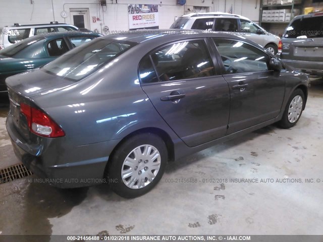 2HGFA1F36BH502588 - 2011 HONDA CIVIC VP GRAY photo 4