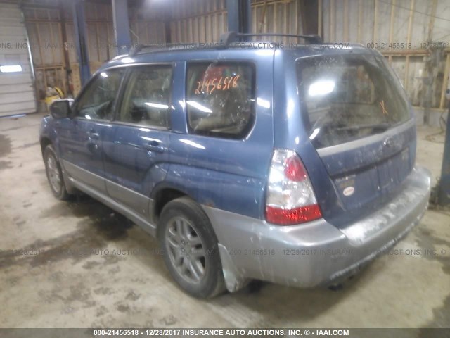 JF1SG67608H732181 - 2008 SUBARU FORESTER 2.5X LL BEAN BLUE photo 3