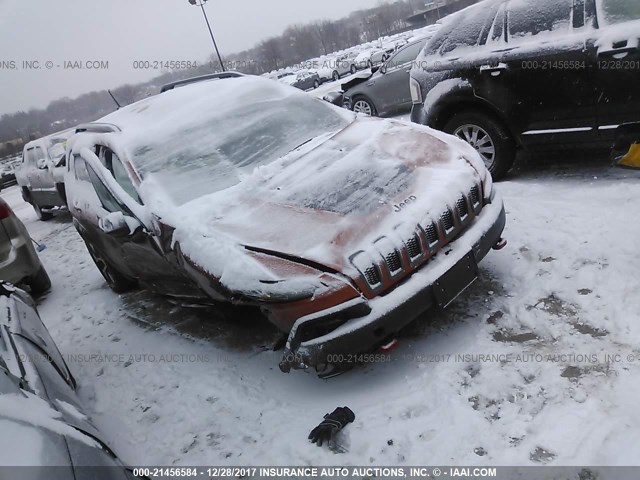 1C4PJMBB2FW557872 - 2015 JEEP CHEROKEE TRAILHAWK 橙色 照片 1