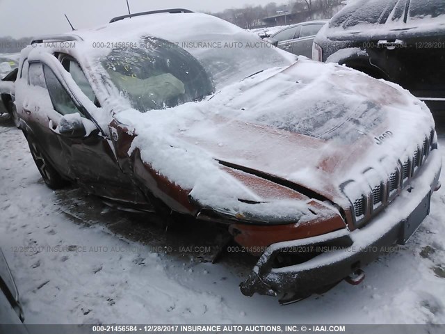 1C4PJMBB2FW557872 - 2015 JEEP CHEROKEE TRAILHAWK ORANGE photo 6