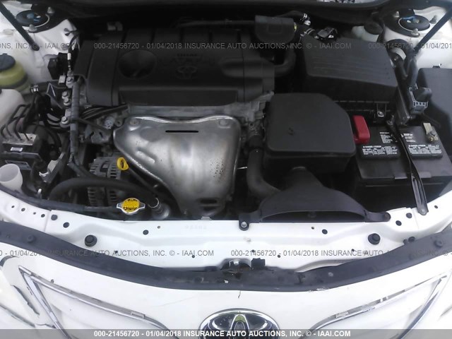 4T1BF3EK8BU642105 - 2011 TOYOTA CAMRY SE/LE/XLE Ақ фото 10