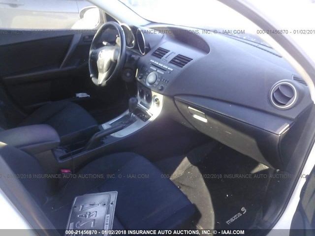 JM1BL1SG2A1240274 - 2010 MAZDA 3 I WHITE photo 5