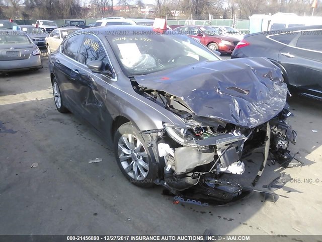 1C3CCCCB2FN708477 - 2015 CHRYSLER 200 C GRAY photo 1