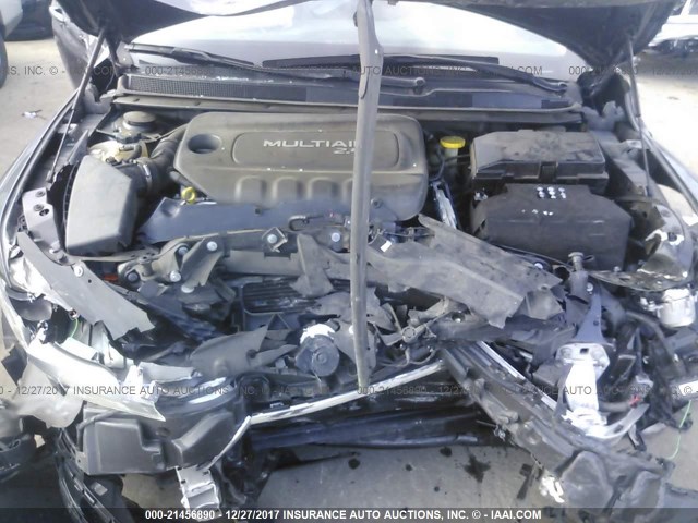 1C3CCCCB2FN708477 - 2015 CHRYSLER 200 C GRAY photo 10