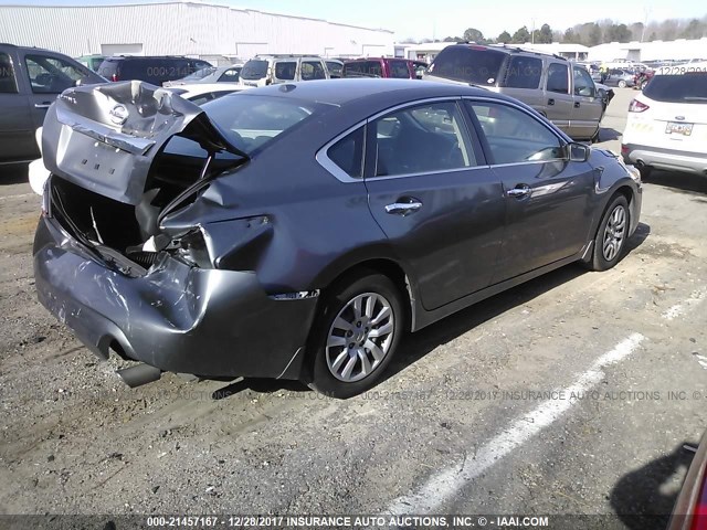 1N4AL3AP3FC167216 - 2015 NISSAN ALTIMA 2.5/S/SV/SL GRAY photo 4