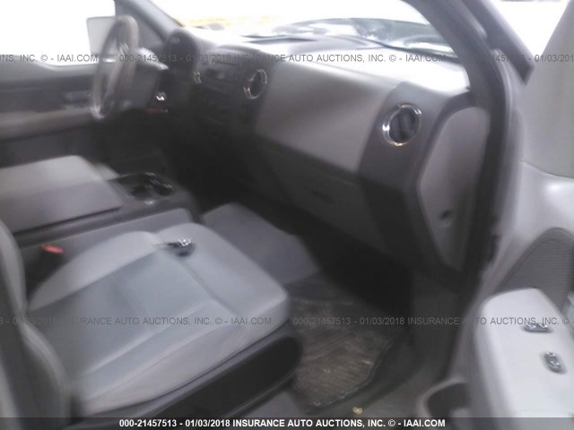 1FTPW14597FB30262 - 2007 FORD F150 SUPERCREW SILVER photo 5